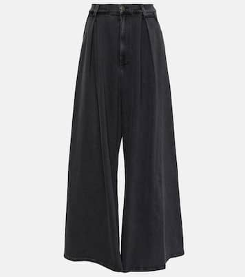 Oversized pleated wide-leg jeans | Giuseppe di Morabito