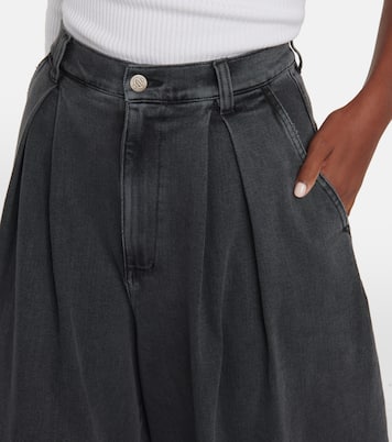 Oversized pleated wide-leg jeans | Giuseppe di Morabito