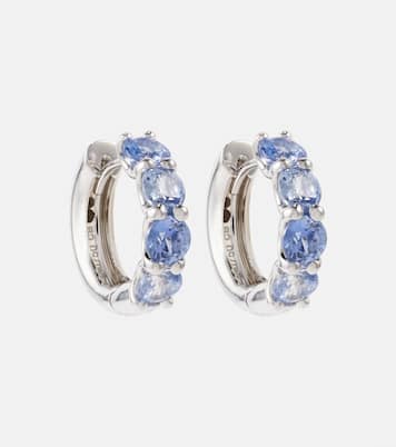 Boucles d'oreilles en or blanc 18 ct et saphirs | Bucherer Fine Jewellery