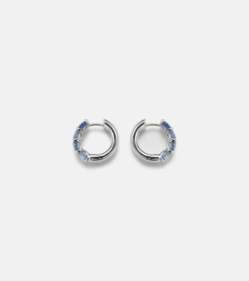 Boucles d'oreilles en or blanc 18 ct et saphirs | Bucherer Fine Jewellery