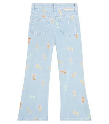 Jeans flared con ricamo | Stella McCartney Kids