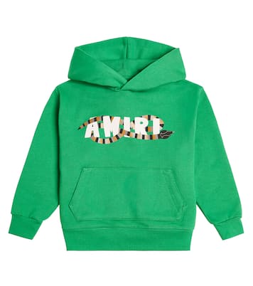 Sudadera con capucha de algodón con logo | Amiri Kids