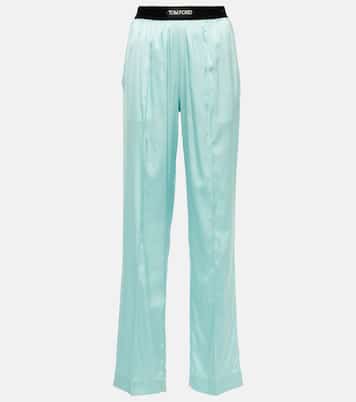 Silk-blend satin pajama pants | Tom Ford