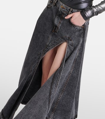Evergreen denim midi skirt | Y/Project
