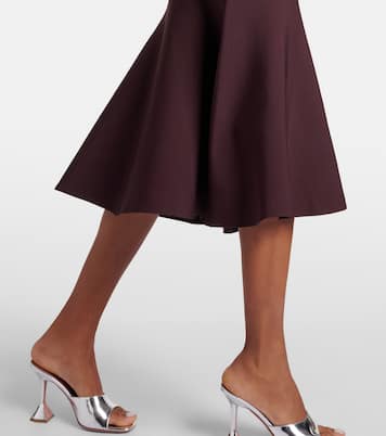 Asymmetric off-shoulder midi dress | Roland Mouret