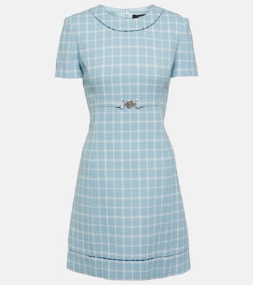 Robe Medusa '95 en tweed de laine mélangée | Versace