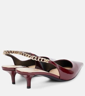 Pumps slingback Gucci Signoria in vernice | Gucci