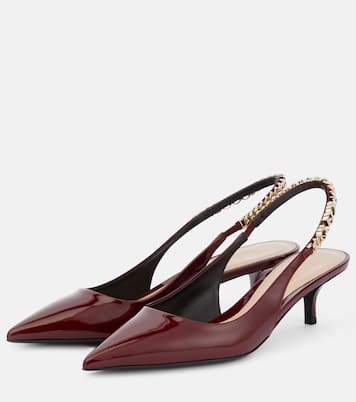 Pumps slingback Gucci Signoria in vernice | Gucci