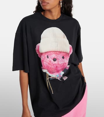 Camiseta de jersey de algodón estampada | Acne Studios