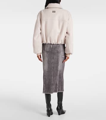 Chaqueta bomber de mezcla de lana | Acne Studios