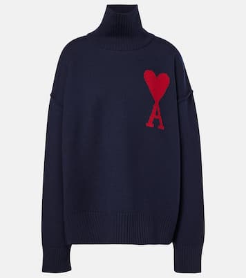 Rollkragenpullover Ami de Cœur aus Wolle | Ami Paris