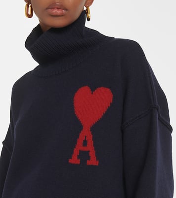 Rollkragenpullover Ami de Cœur aus Wolle | Ami Paris