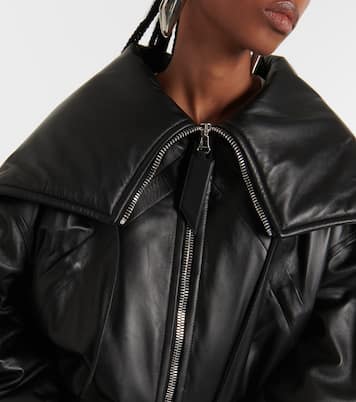 Oversize-Bomberjacke aus Leder | The Attico