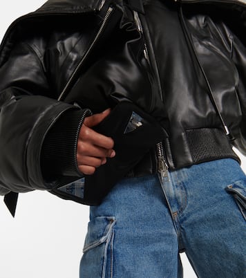 Oversize-Bomberjacke aus Leder | The Attico