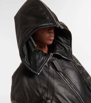 Oversize-Bomberjacke aus Leder | The Attico