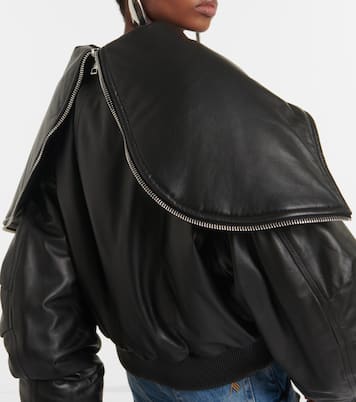 Oversize-Bomberjacke aus Leder | The Attico