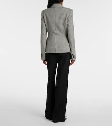 Tailored houndstooth wool blazer | Erdem