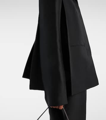 Crittan wool and silk faille jacket | Khaite