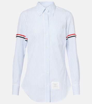 Camicia Stripe Oxford Armbands in cotone | Thom Browne
