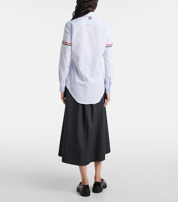 Camicia Stripe Oxford Armbands in cotone | Thom Browne