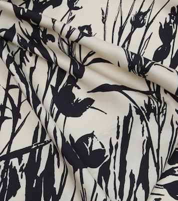 Foulard en soie à fleurs | Loro Piana