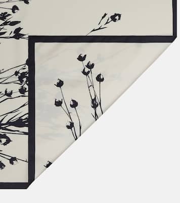 Foulard en soie à fleurs | Loro Piana