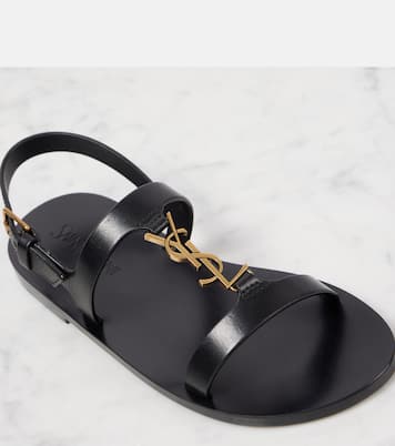 Sandales Cassandra en cuir | Saint Laurent