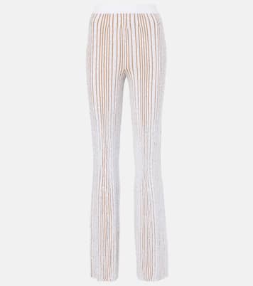 Pantalon évasé à taille haute à sequins | Missoni