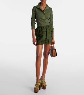 Sandales Horsebit à plateau en daim | Gucci