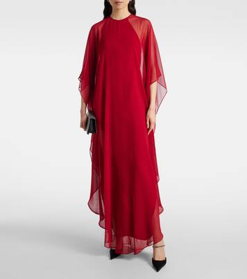 Kaftan aus Seidenchiffon | The Sei