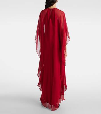 Kaftan aus Seidenchiffon | The Sei