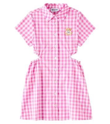 Kleid aus einem Baumwollgemisch | Moschino Kids
