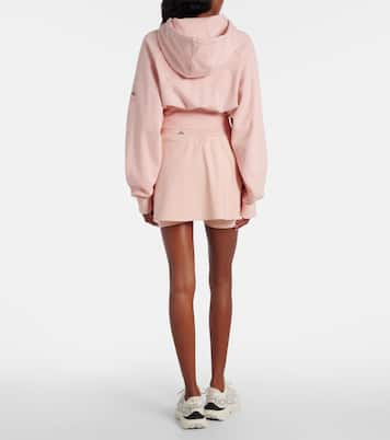 Cropped cotton fleece sweatshirt | Adidas by Stella McCartney
