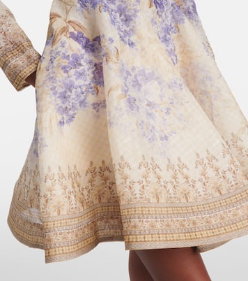 Dawning Plunge printed minidress | Zimmermann