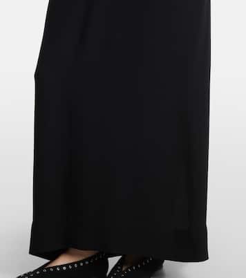 Vestido largo drapeado | Toteme