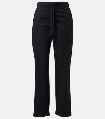 White Label Barret cotton-blend poplin wide-leg pants | Proenza Schouler