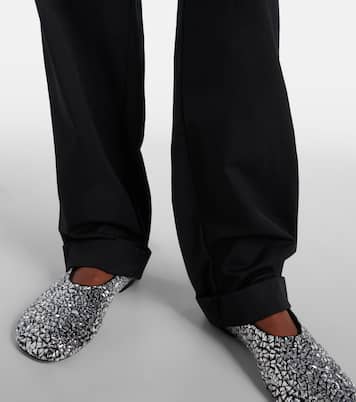 White Label Barret cotton-blend poplin wide-leg pants | Proenza Schouler