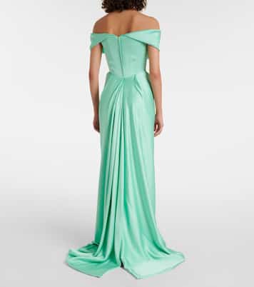Vestido corsé de fiesta Nova Cocotte de satén | Vivienne Westwood