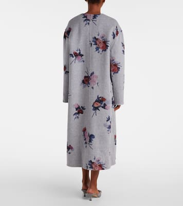 Floral wool coat | Erdem