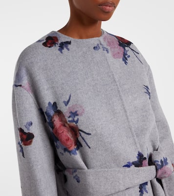 Floral wool coat | Erdem