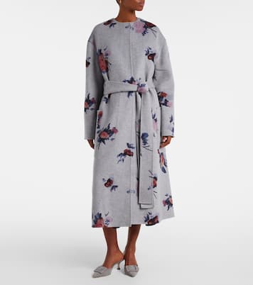 Floral wool coat | Erdem