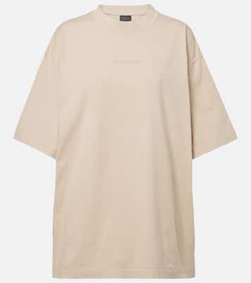 T-Shirt aus Baumwoll-Jersey mit Logo | Balenciaga