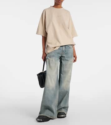 T-Shirt aus Baumwoll-Jersey mit Logo | Balenciaga