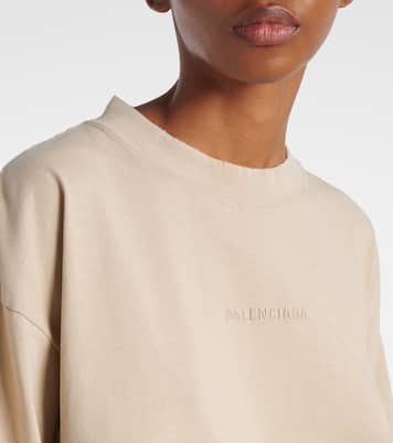 T-Shirt aus Baumwoll-Jersey mit Logo | Balenciaga
