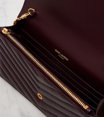 Cassandre Envelope leather wallet on chain | Saint Laurent