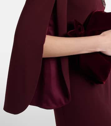 Love beaded crêpe midi dress | Jenny Packham