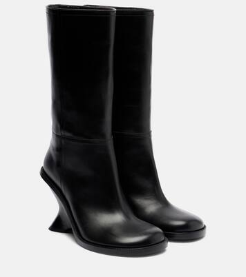 Bottes compensées 95 en cuir | Dries Van Noten