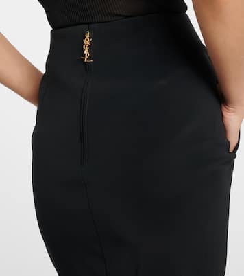 高腰铅笔半身裙 | Saint Laurent