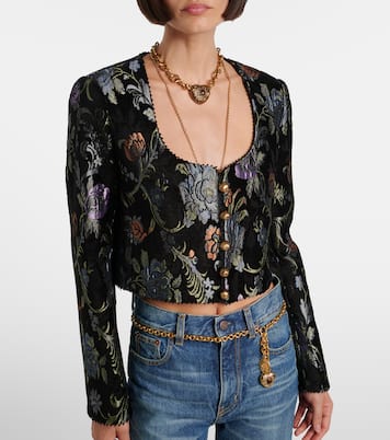 Cropped embroidered jacket | Chloé