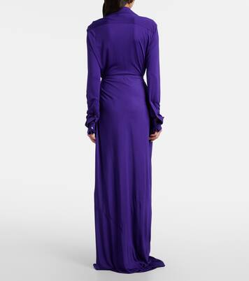 تنورة طويلة بثنيات | Dries Van Noten